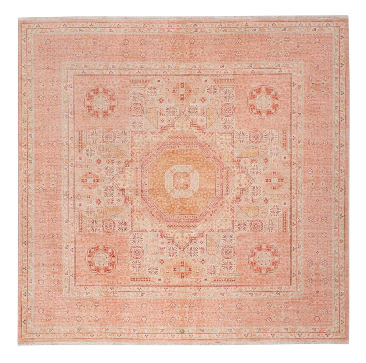 Ziegler Rug - Ariana square  - 207 x 198 cm - light red