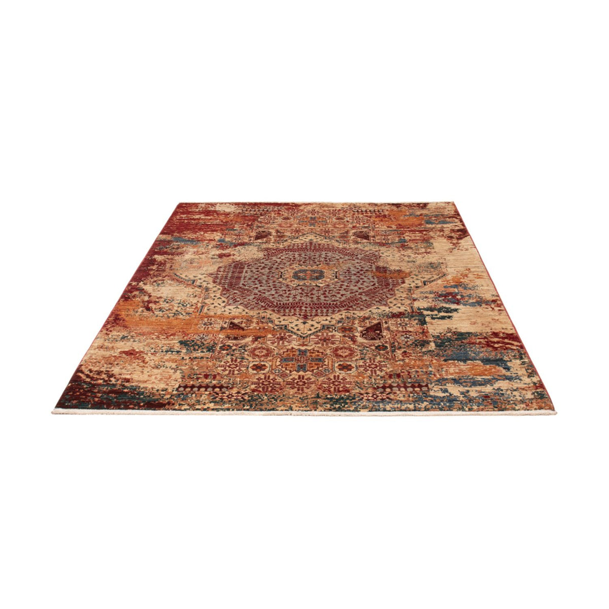 Designer Rug - 198 x 155 cm - multicolored