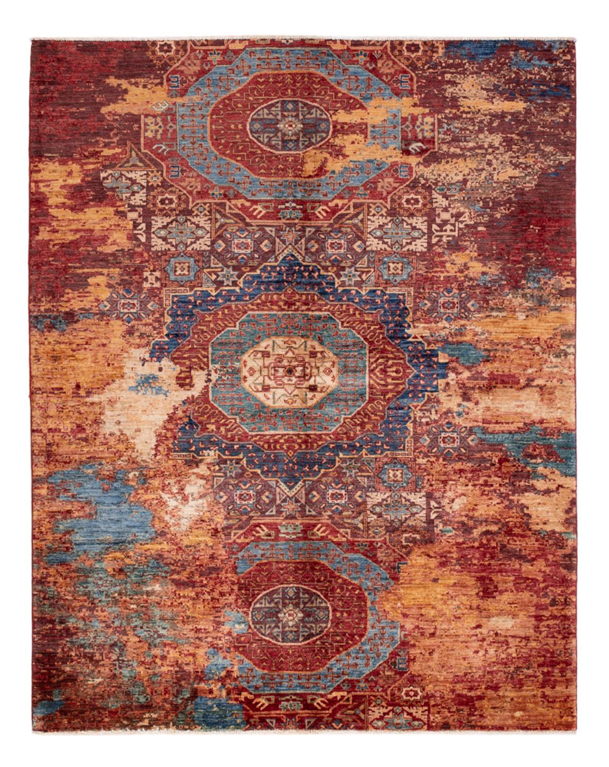 Designer Rug - 195 x 156 cm - multicolored