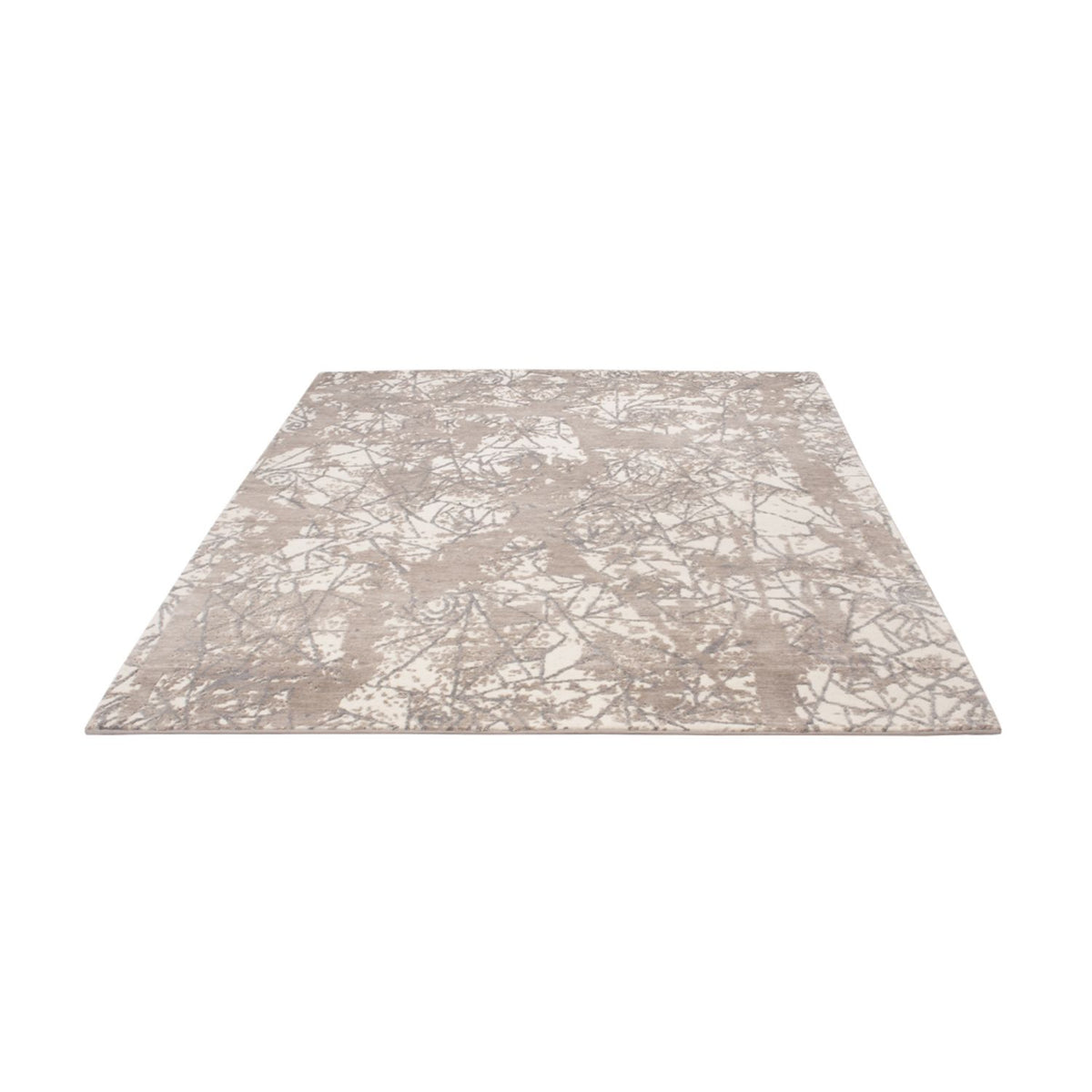 Designer Rug - 203 x 152 cm - silver