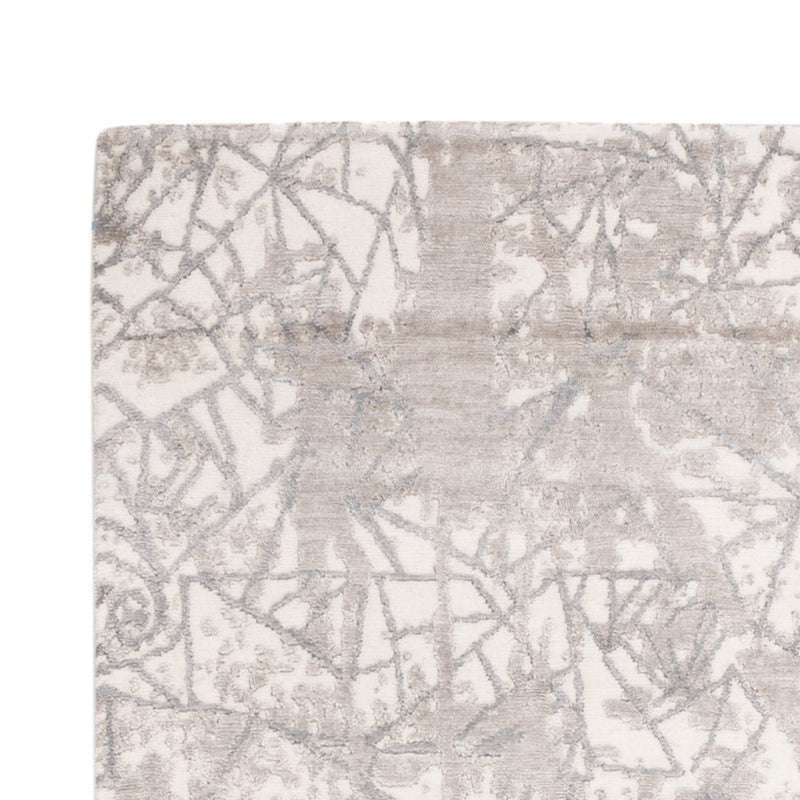 Designer Rug - 206 x 154 cm - silver