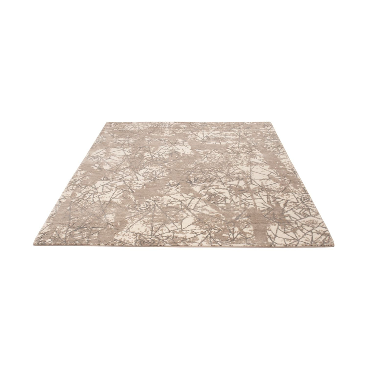 Designer Rug - 206 x 154 cm - silver