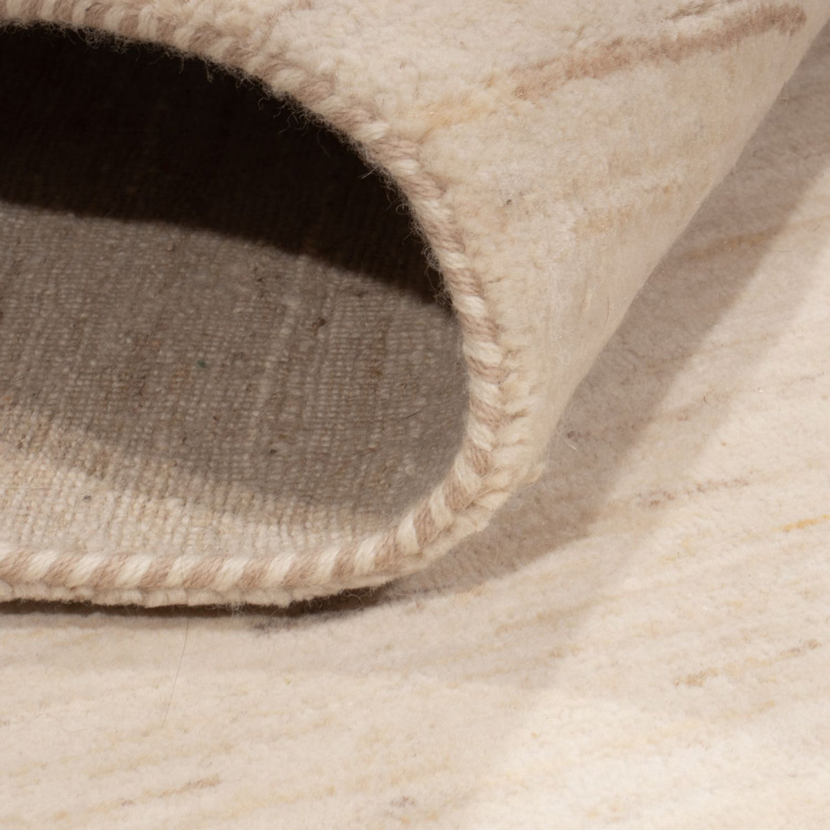 Gabbeh Rug - Loribaft Indus - 202 x 155 cm - silver