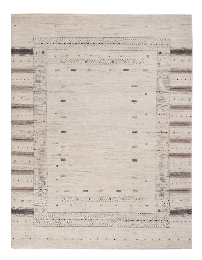 Gabbeh Rug - Loribaft Indus - 207 x 156 cm - silver