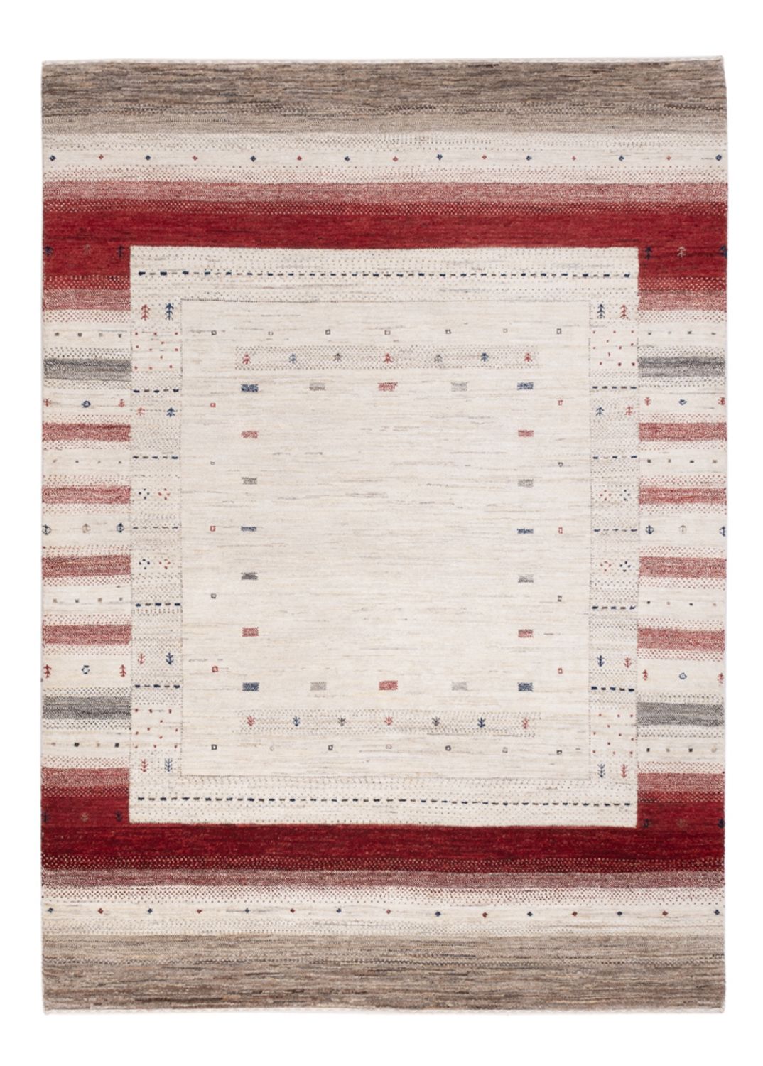 Gabbeh Rug - Loribaft Indus - 207 x 153 cm - multicolored