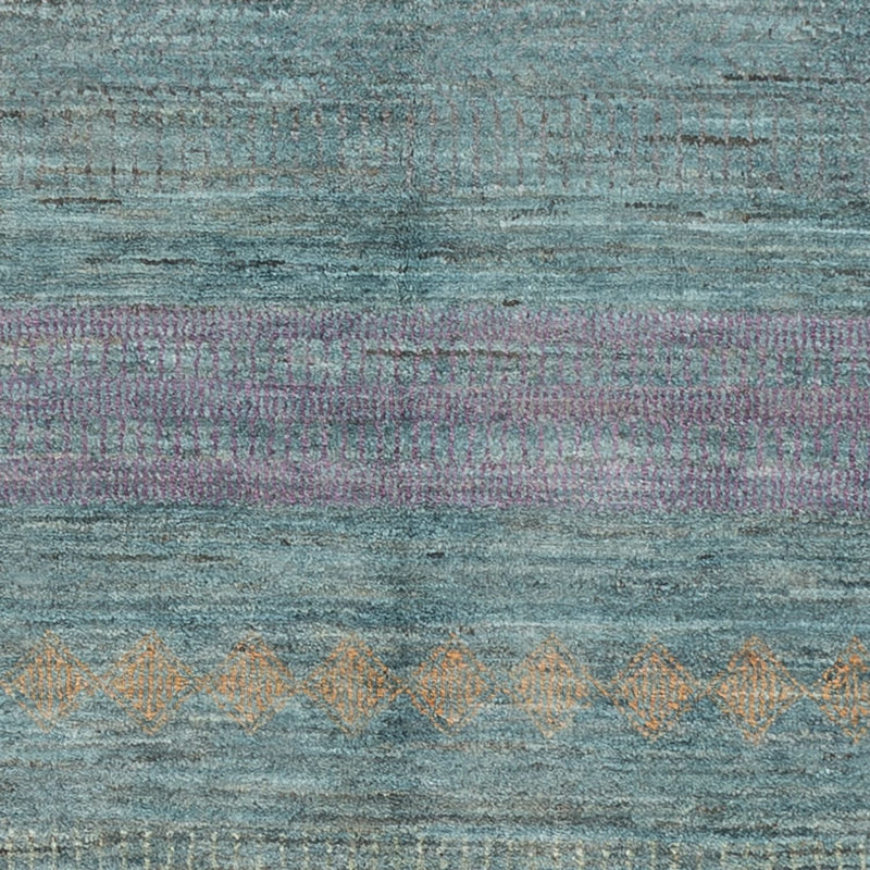 Designer Rug - 196 x 152 cm - dark green