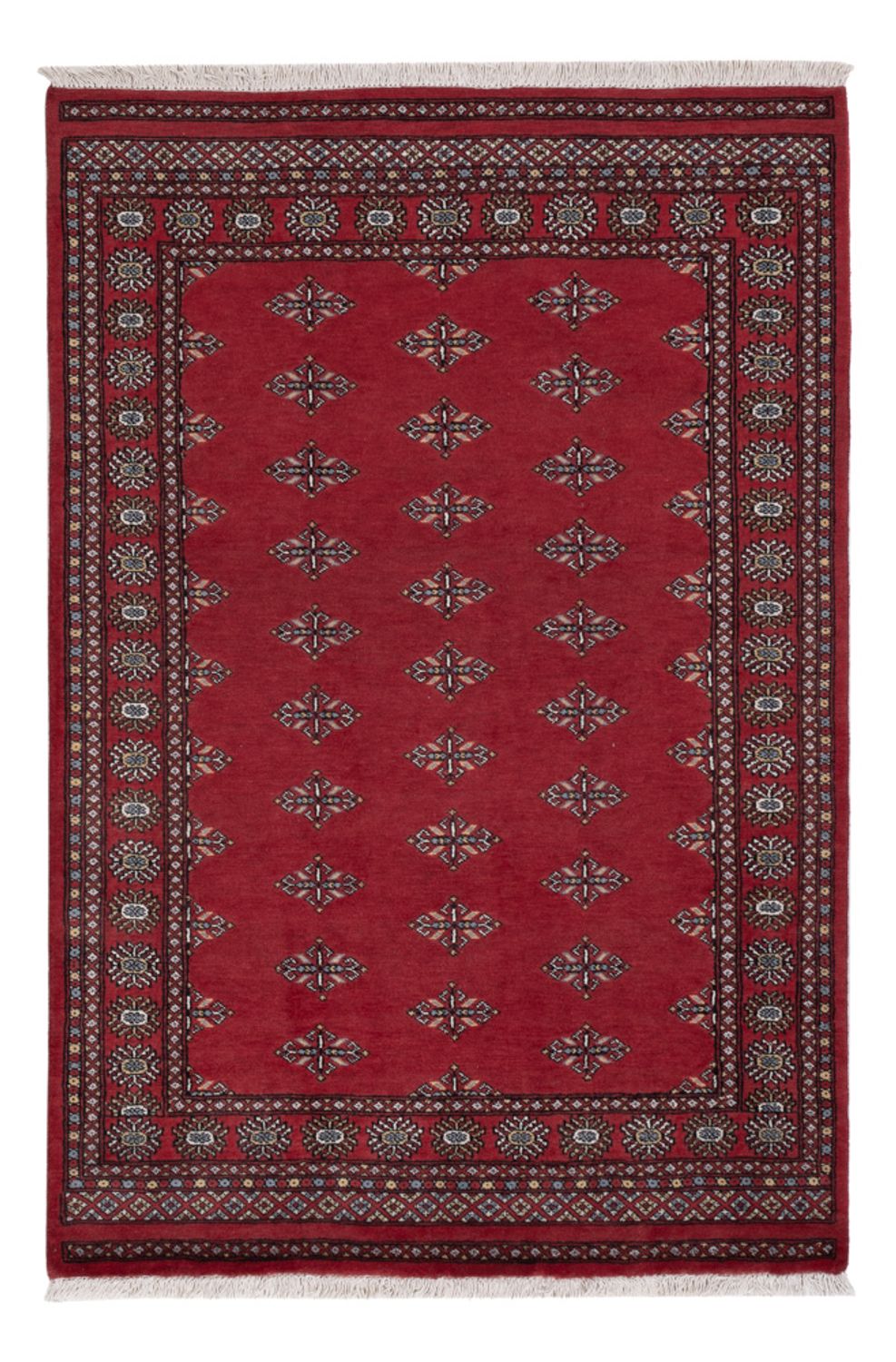 Pakistani Rug - 208 x 140 cm - red