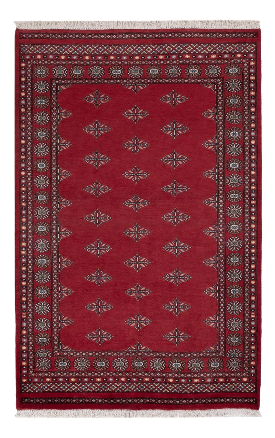 Pakistani Rug - 217 x 139 cm - red