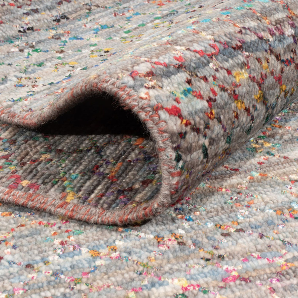 Designer Rug - 195 x 152 cm - multicolored