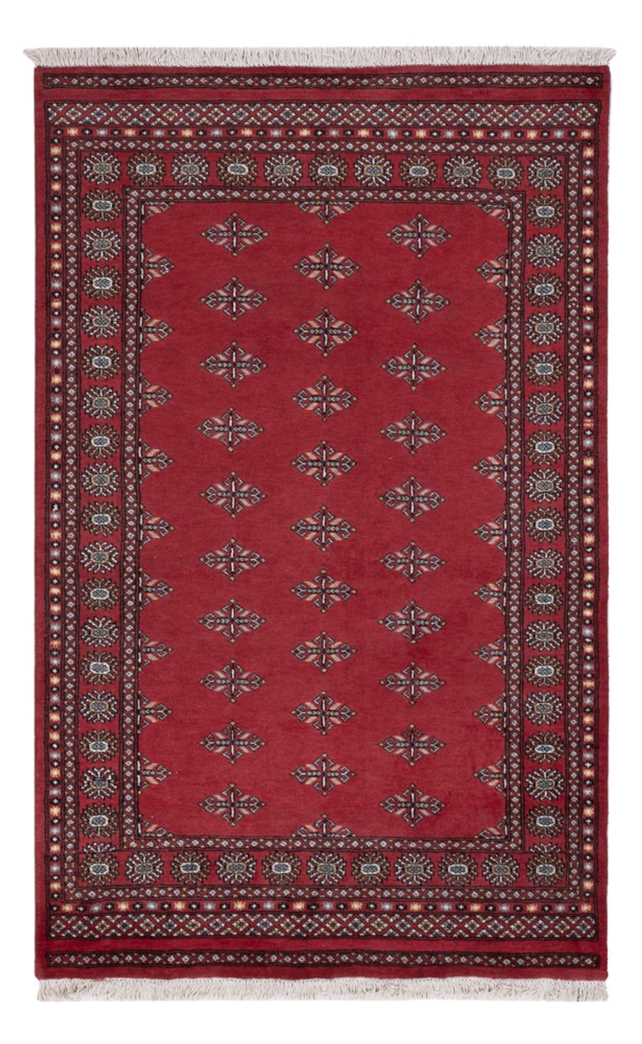 Pakistani Rug - 215 x 137 cm - red
