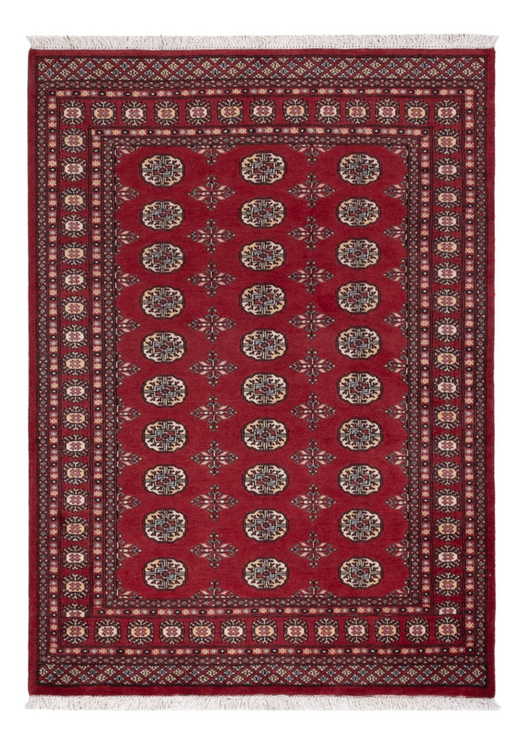 Pakistani Rug - 197 x 139 cm - red