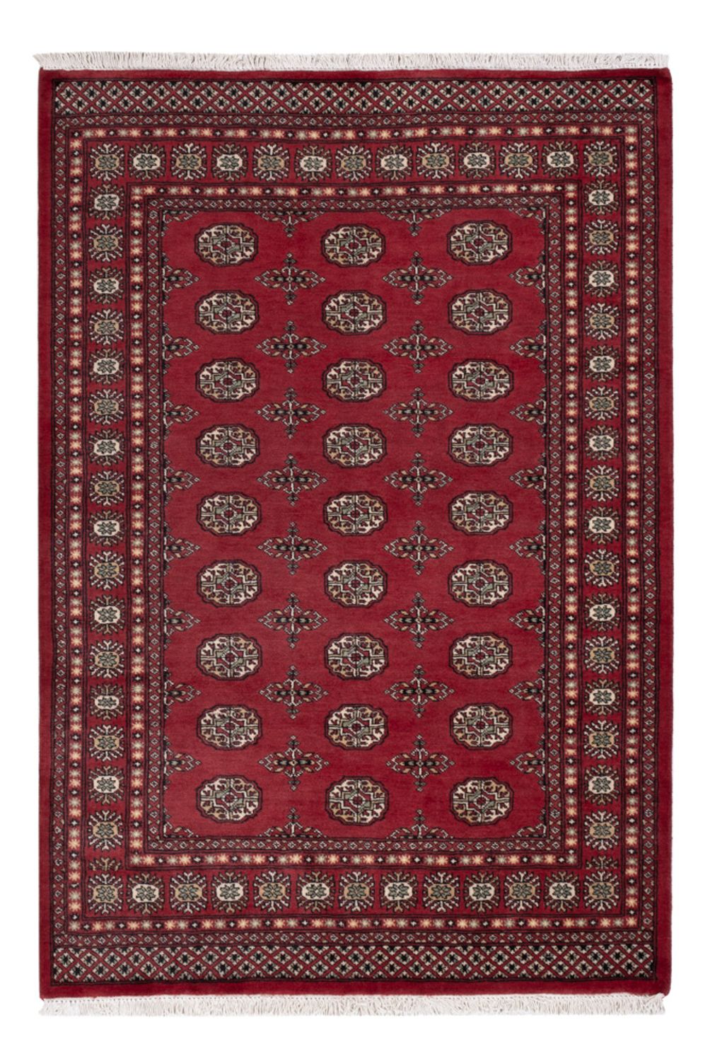 Pakistani Rug - 204 x 141 cm - red