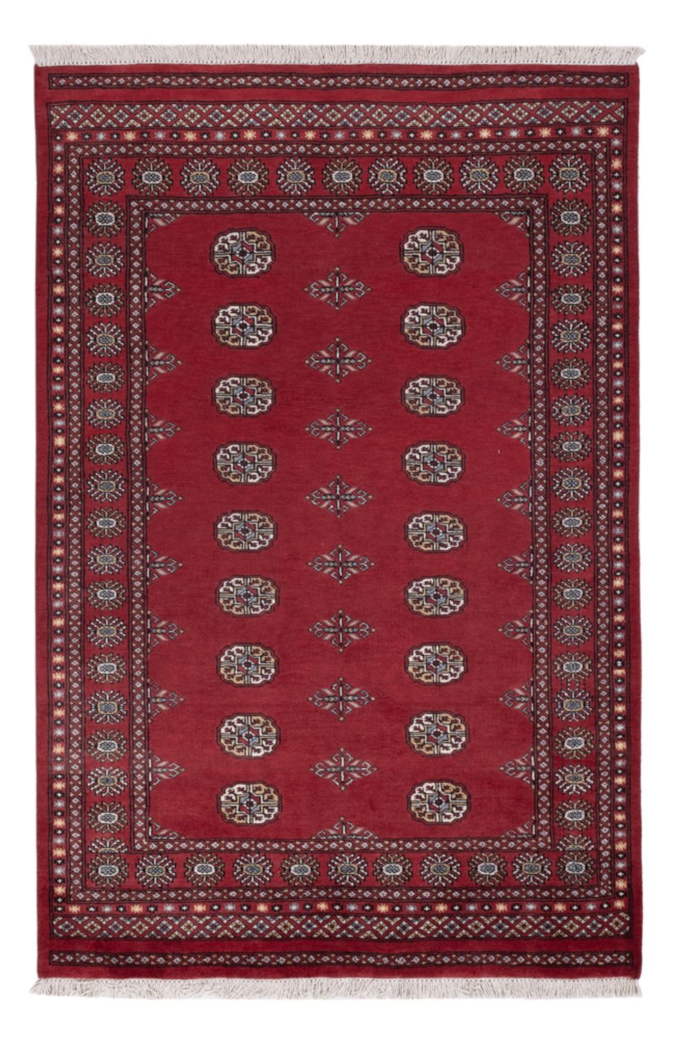 Pakistani Rug - 213 x 139 cm - red