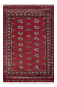Pakistani Rug - 213 x 139 cm - red