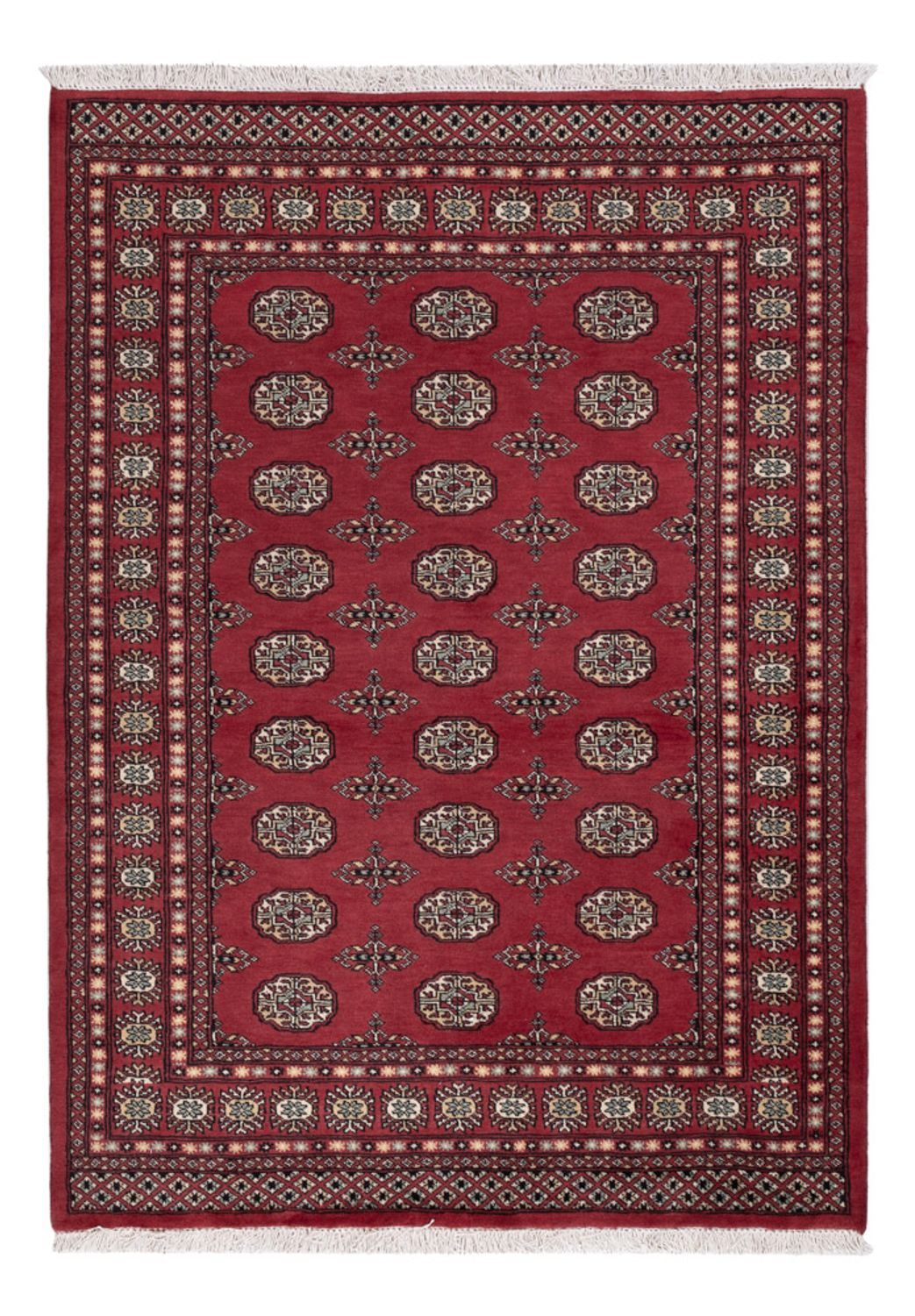 Pakistani Rug - 199 x 140 cm - red