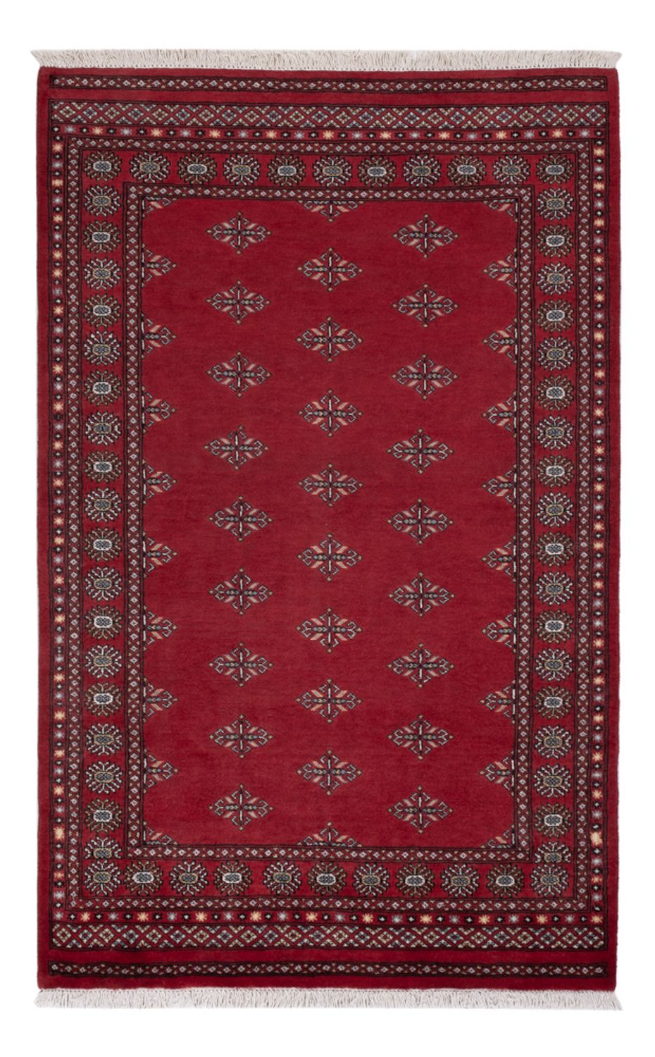 Pakistani Rug - 218 x 140 cm - red