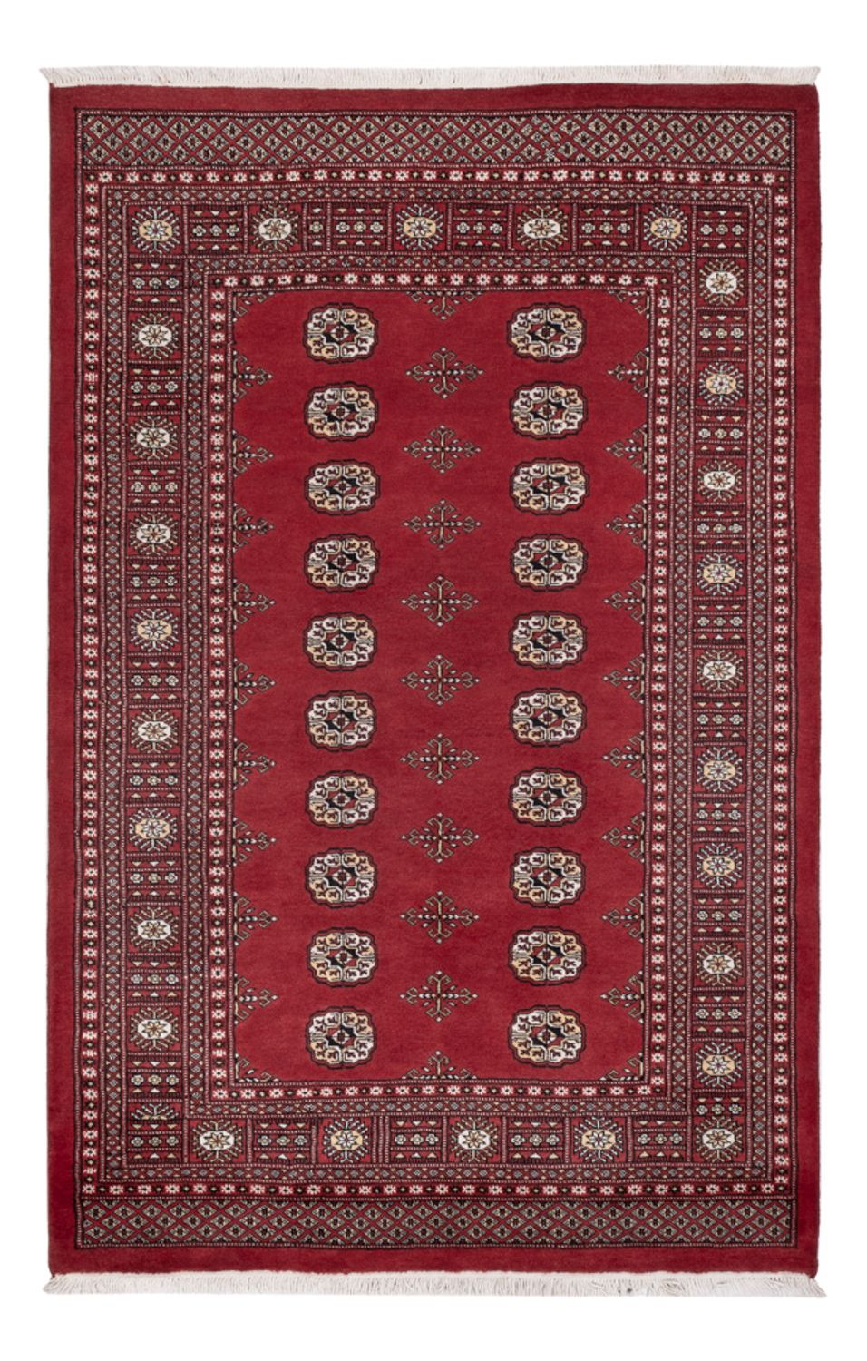Pakistani Rug - 216 x 139 cm - red