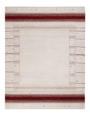 Gabbeh Rug - Loribaft Indus - 190 x 148 cm - white