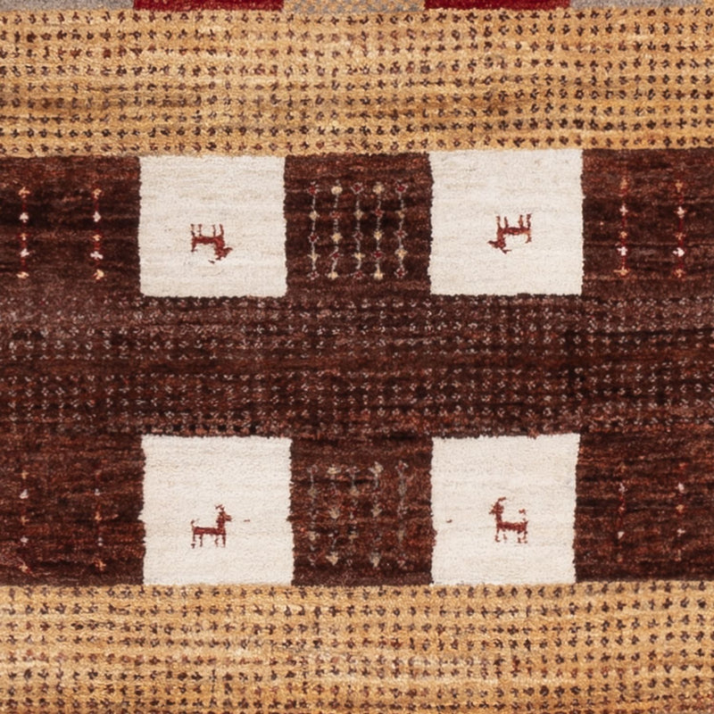 Gabbeh Rug - Loribaft Indus - 204 x 143 cm - multicolored