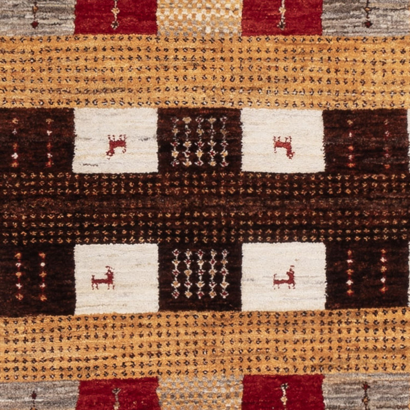 Gabbeh Rug - Loribaft Indus - 193 x 145 cm - multicolored