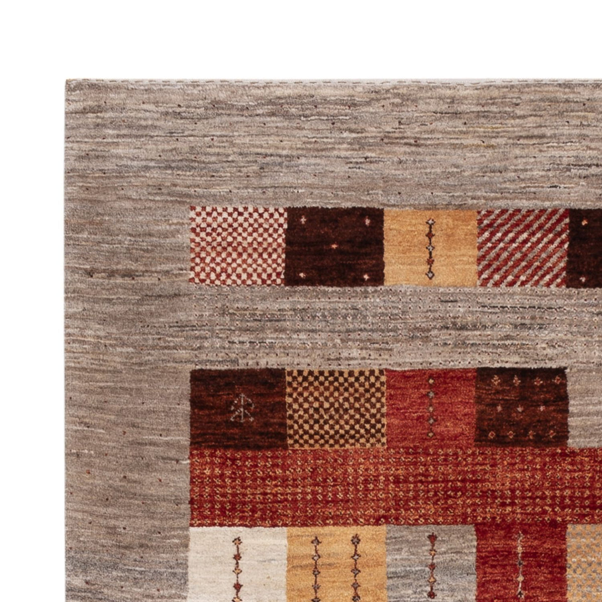 Gabbeh Rug - Loribaft Indus - 205 x 150 cm - multicolored