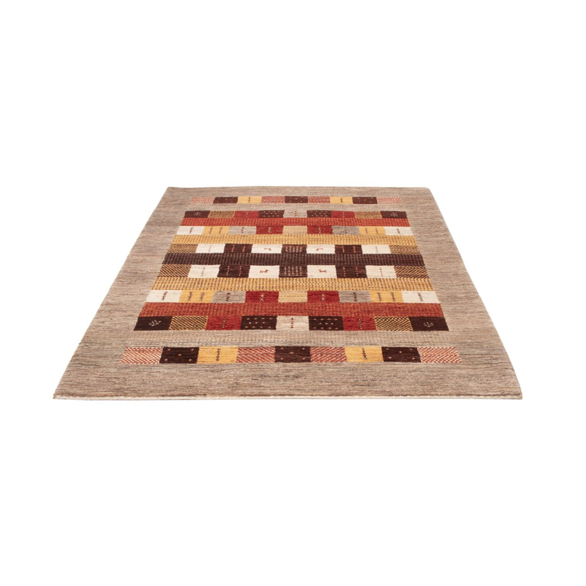 Gabbeh Rug - Loribaft Indus - 205 x 144 cm - multicolored