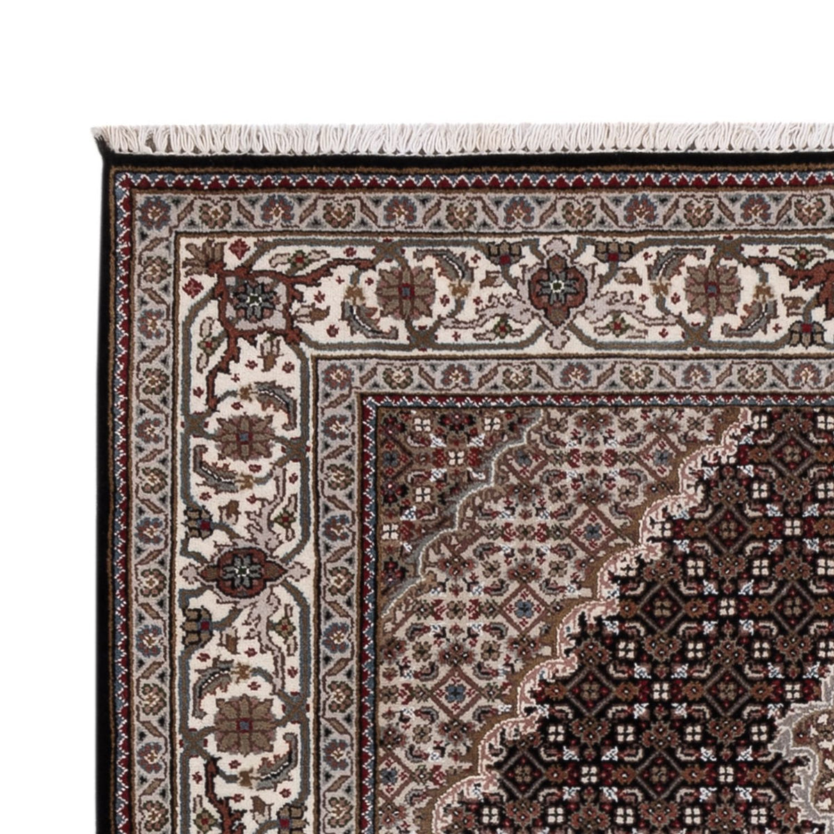 Oriental Rug - Tabriz - 196 x 141 cm - dark grey