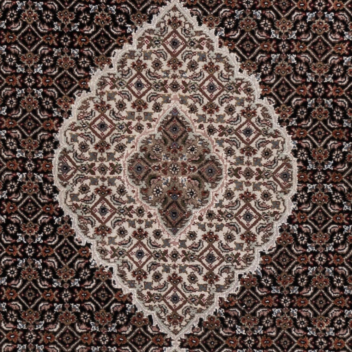 Oriental Rug - Tabriz - 204 x 142 cm - dark grey