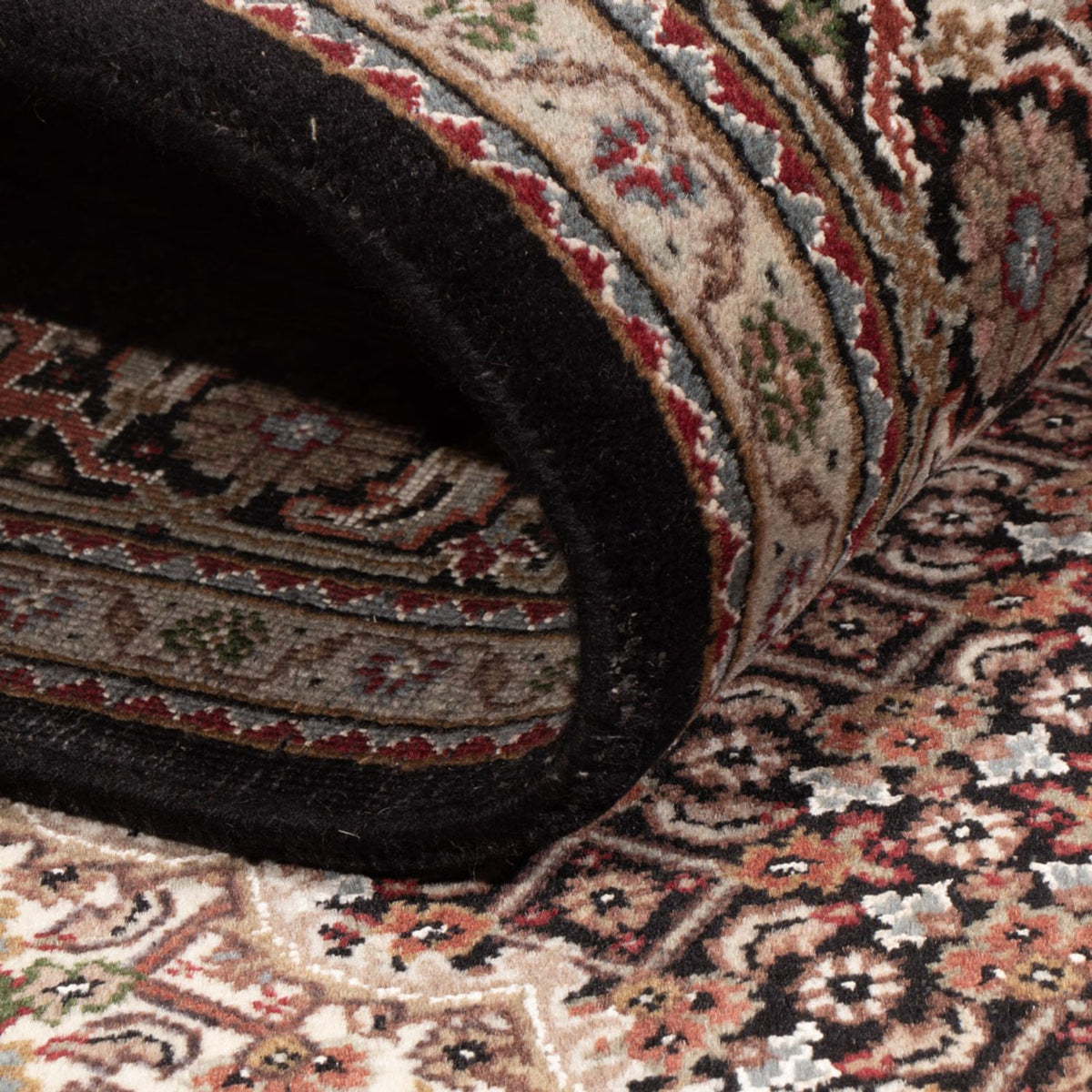 Oriental Rug - Tabriz - 205 x 143 cm - dark grey