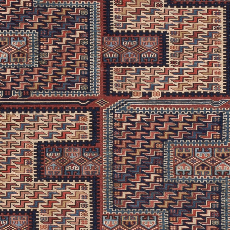 Kelim Rug - Oriental - Soumak - 207 x 165 cm - dark beige