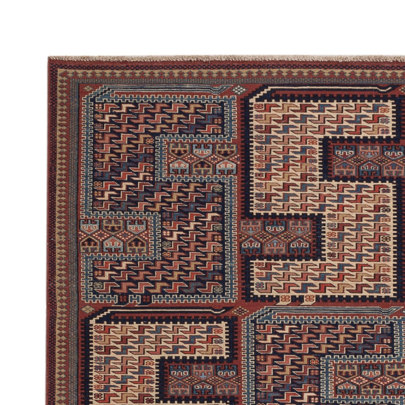 Kelim Rug - Oriental - Soumak - 207 x 165 cm - dark beige