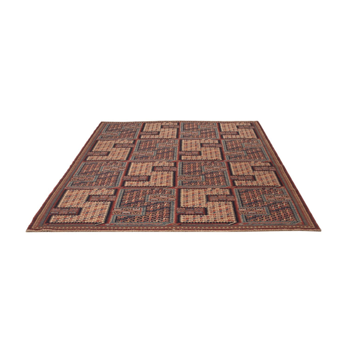 Kelim Rug - Oriental - Soumak - 207 x 165 cm - dark beige