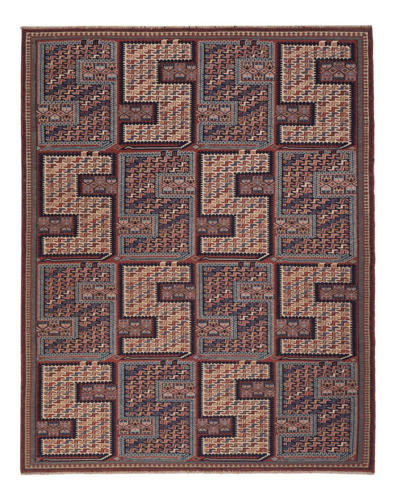 Kelim Rug - Oriental - Soumak - 207 x 165 cm - dark beige