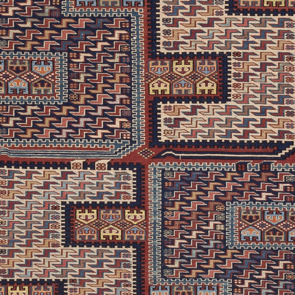 Kelim Rug - Oriental - Soumak - 205 x 166 cm - dark beige