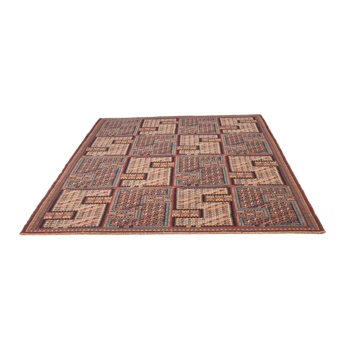 Kelim Rug - Oriental - Soumak - 205 x 166 cm - dark beige