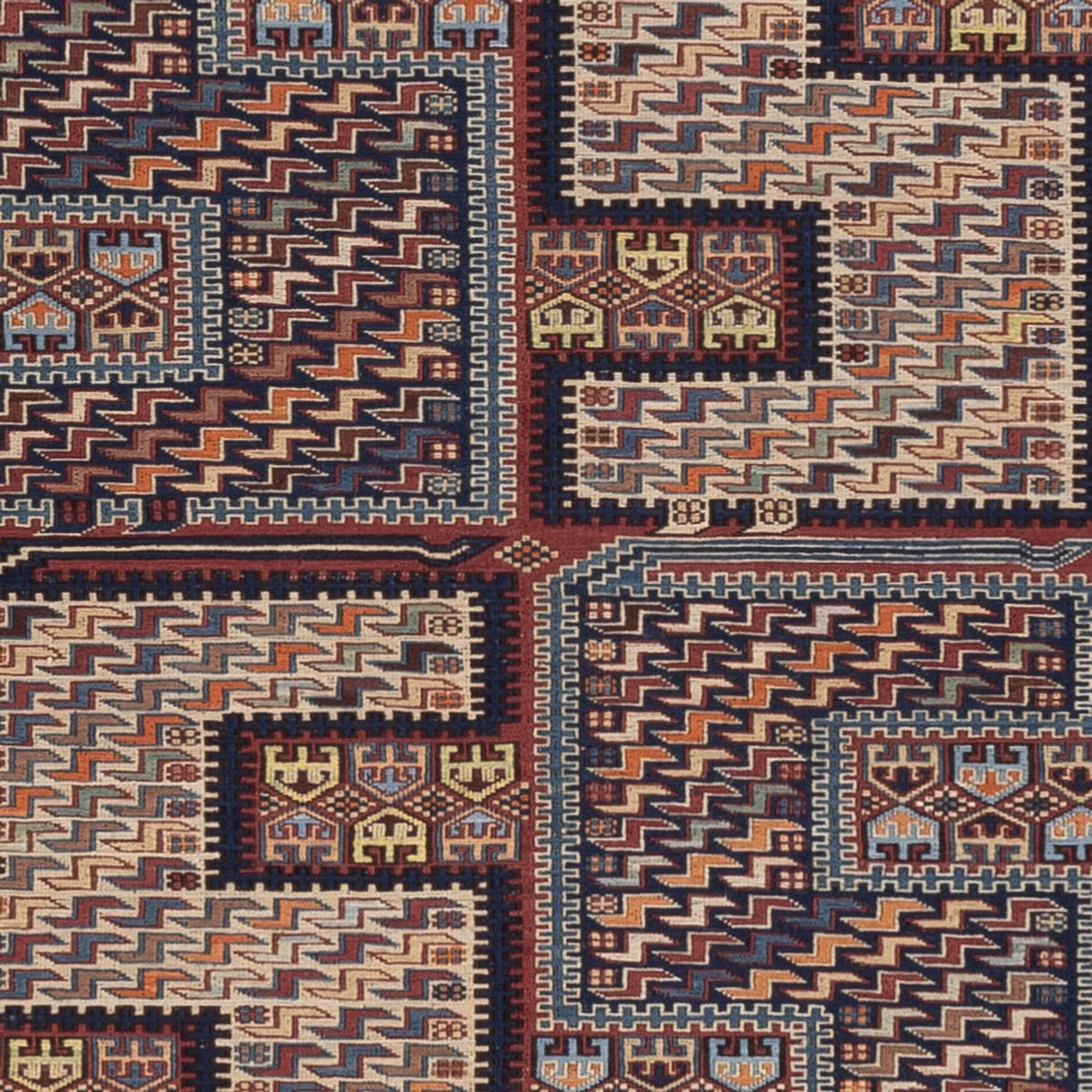 Kelim Rug - Oriental - Soumak - 209 x 166 cm - dark beige