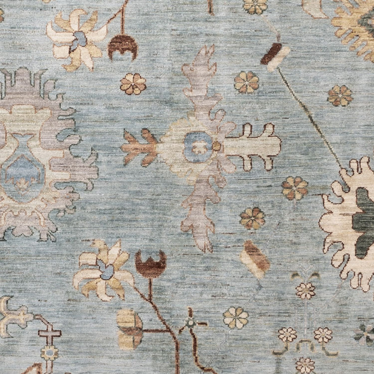 Ziegler Rug - Usak - 296 x 200 cm - light blue