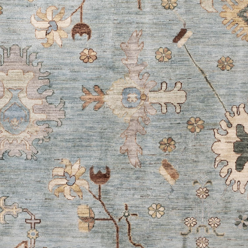 Ziegler Rug - Usak - 296 x 200 cm - light blue