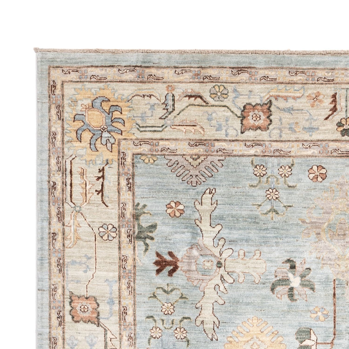 Ziegler Rug - Usak - 296 x 200 cm - light blue