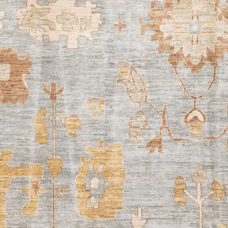 Ziegler Rug - Usak - 348 x 246 cm - light blue