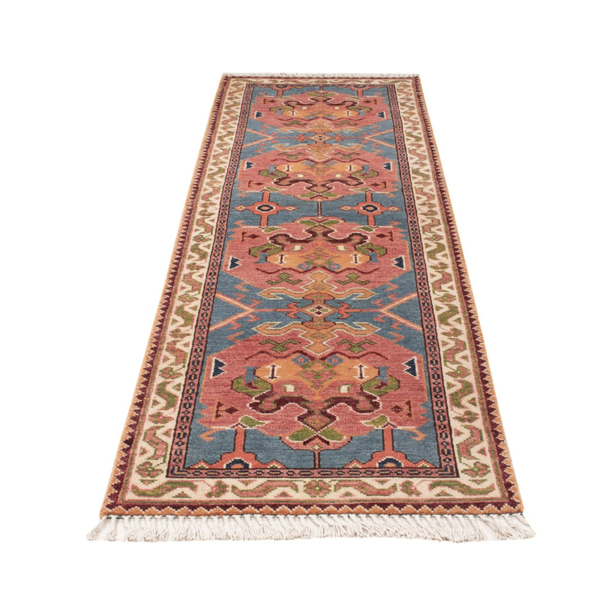 Runner Ziegler Rug - Kazak - 297 x 76 cm - blue
