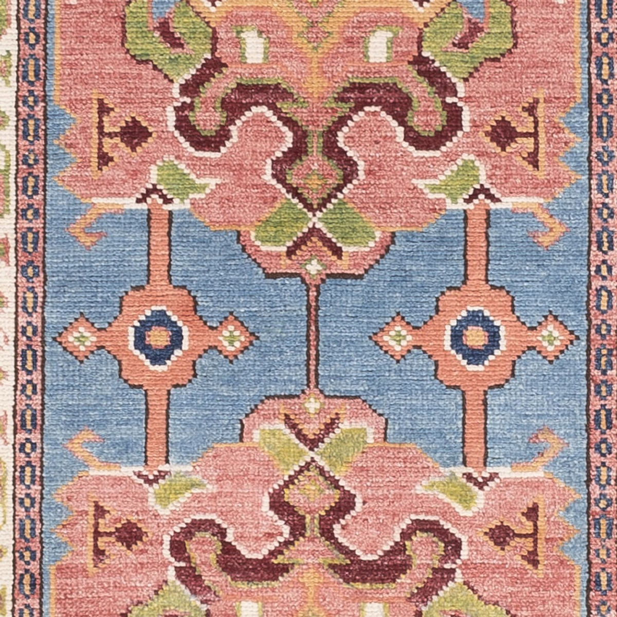 Runner Ziegler Rug - Kazak - 296 x 78 cm - blue
