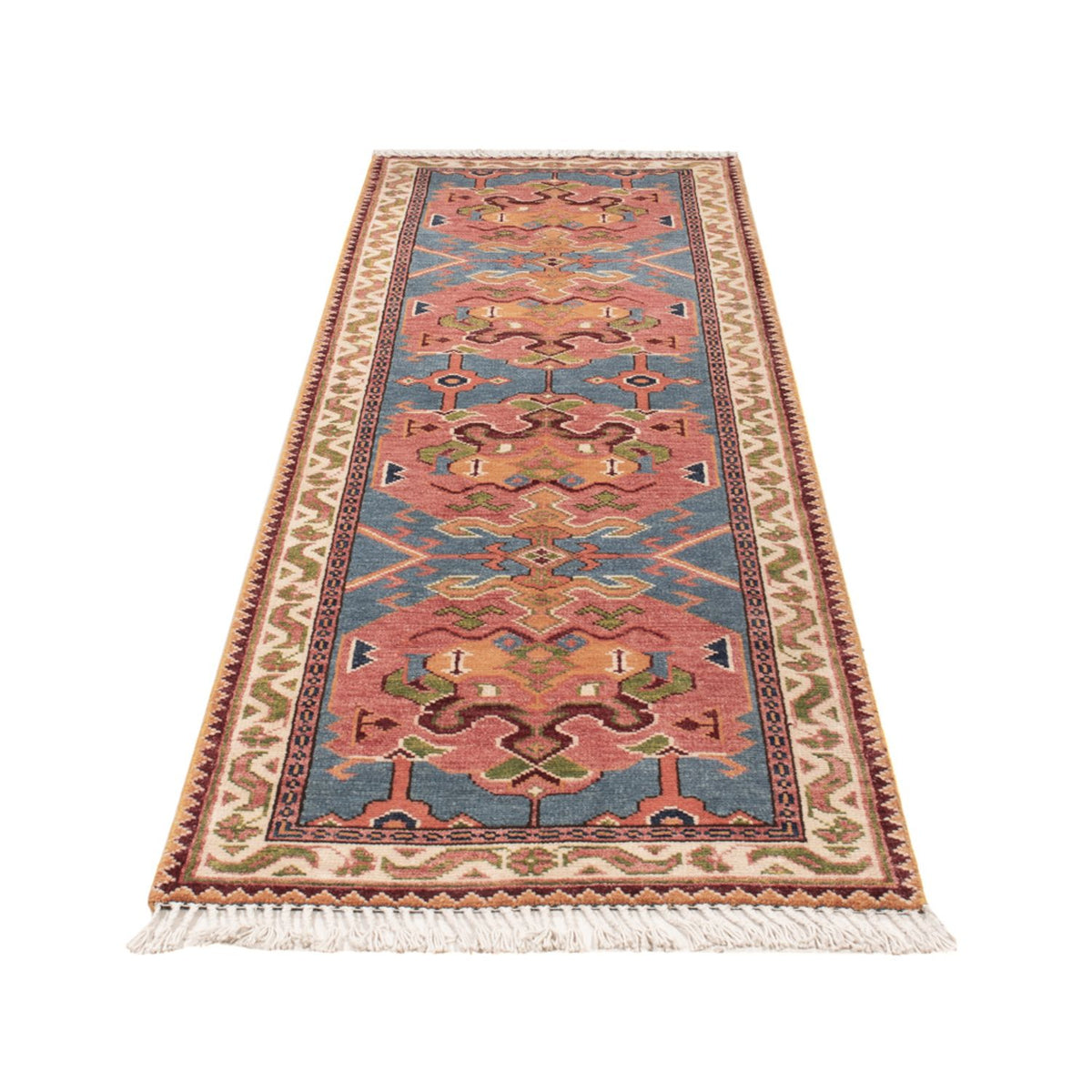 Runner Ziegler Rug - Kazak - 296 x 78 cm - blue