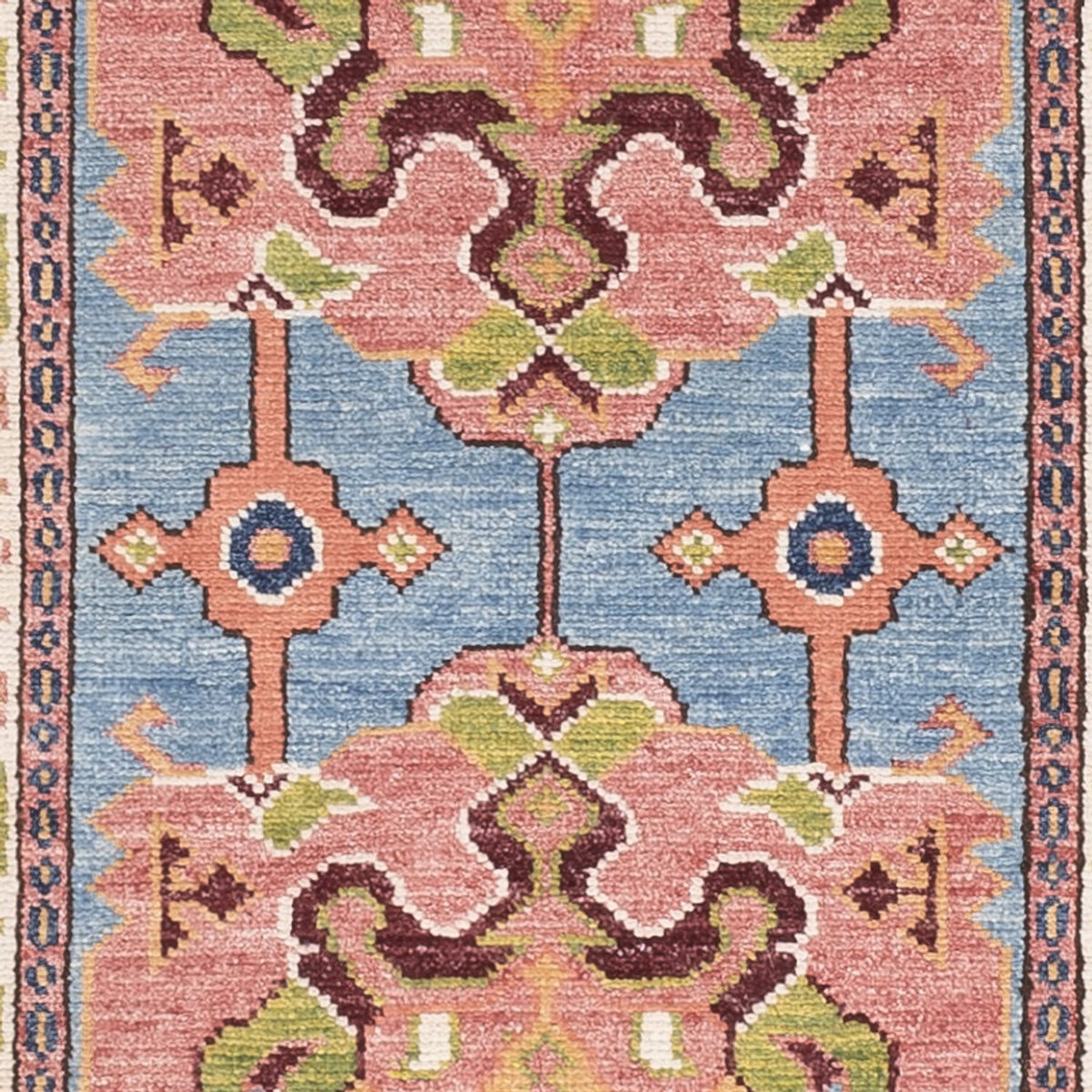 Runner Ziegler Rug - Kazak - 296 x 79 cm - blue