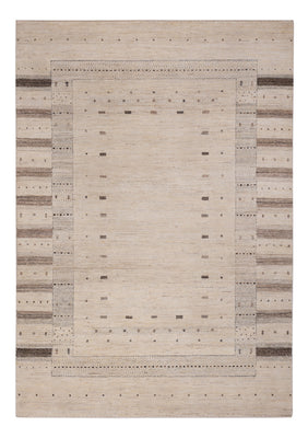Gabbeh Rug - Loribaft Indus - 246 x 176 cm - light beige