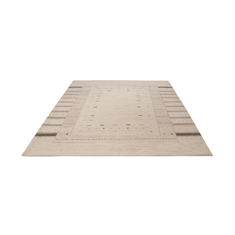 Gabbeh Rug - Loribaft Indus - 245 x 174 cm - light beige
