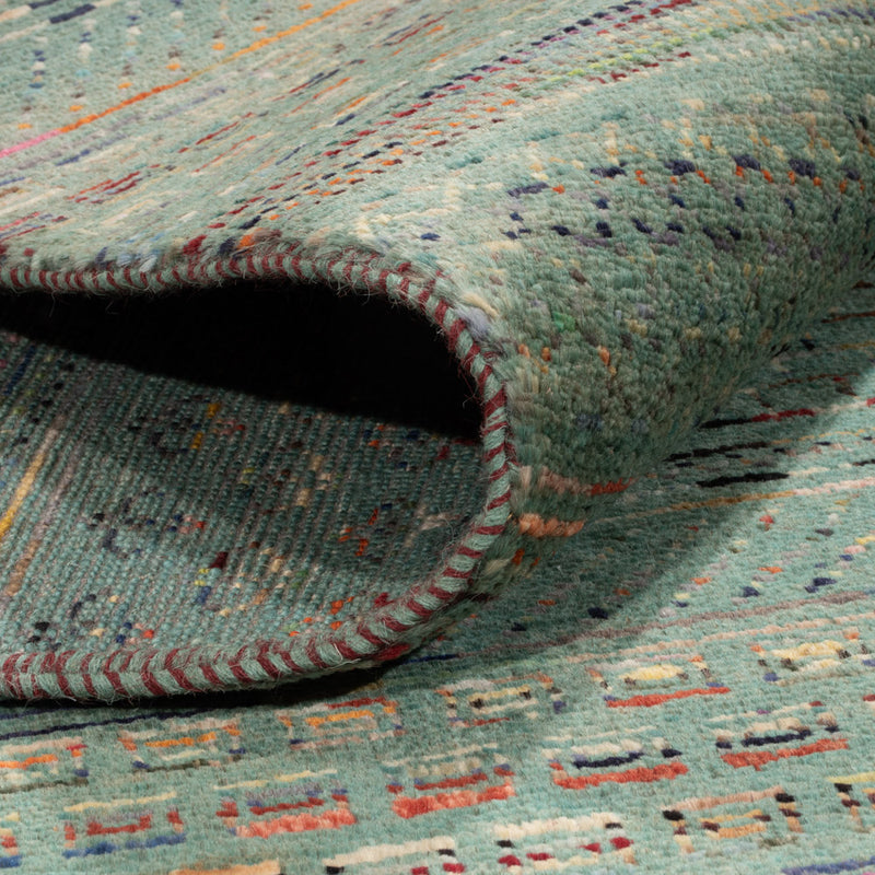 Designer Rug - 240 x 201 cm - petrol blue