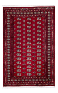 Pakistani Rug - 241 x 154 cm - red