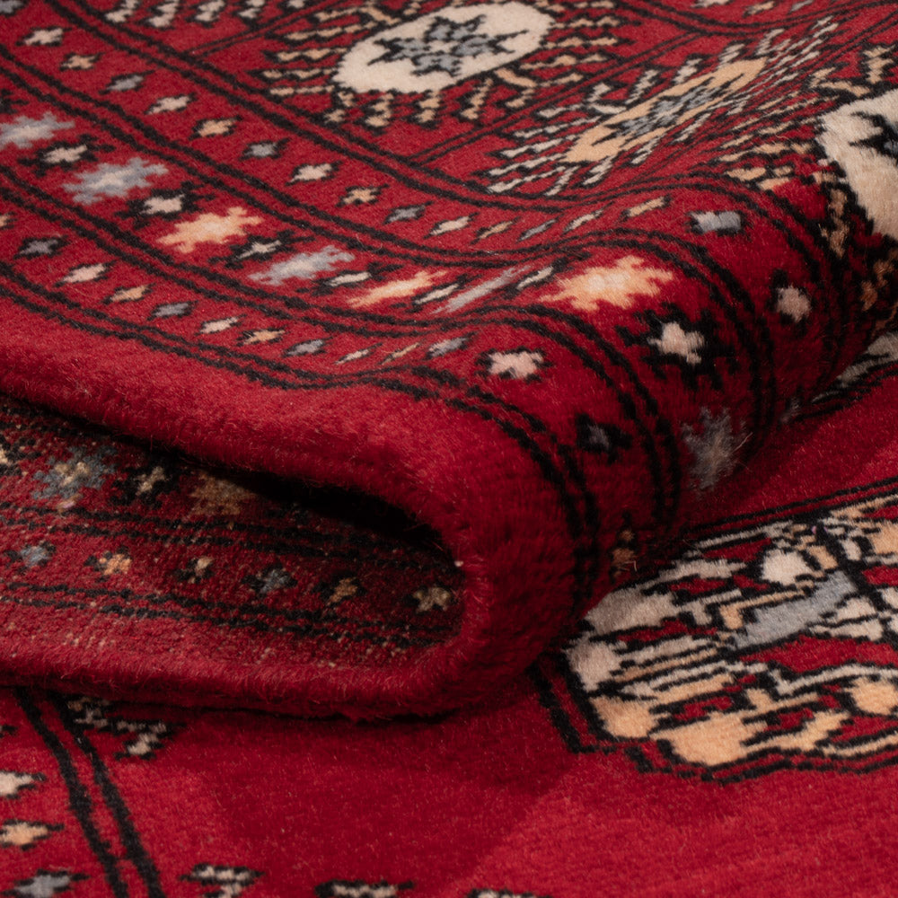Pakistani Rug - 241 x 154 cm - red