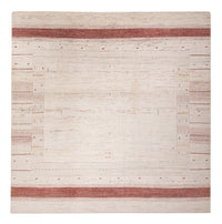 Gabbeh Rug - Loribaft Indus square  - 246 x 249 cm - light beige